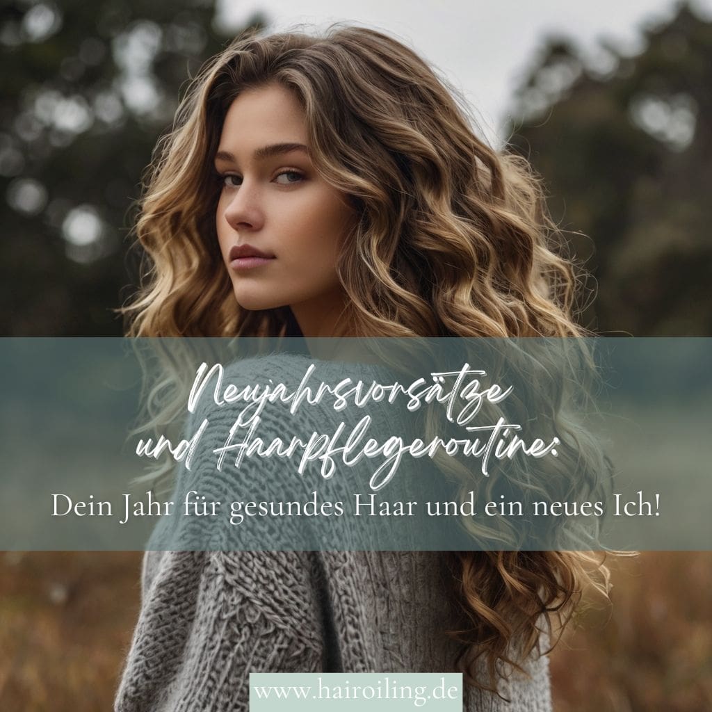 Neujahrsvorsätze Haarpflegeroutine